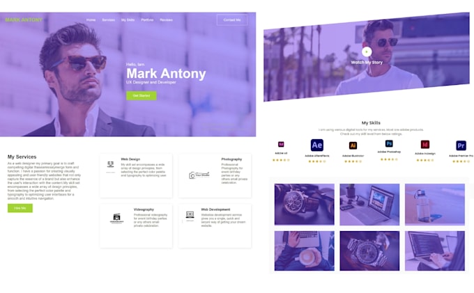 Create responsive landing page using html and css by Mr_ashique | Fiverr