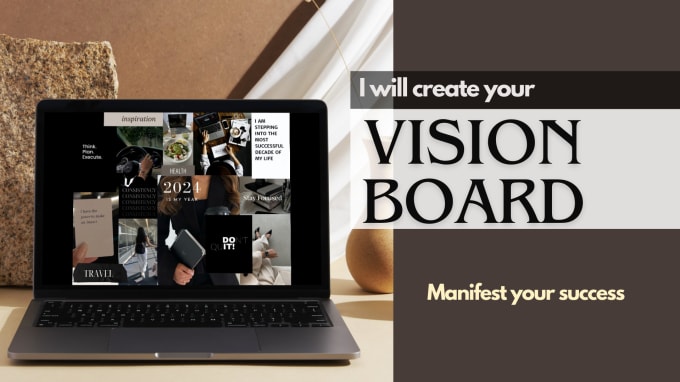 Create your manifestation vision board for success in 2024 by ...