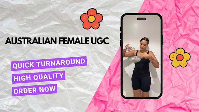 create australian female ugc