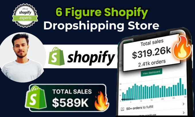 create shopify dropshipping store branded shopify website
