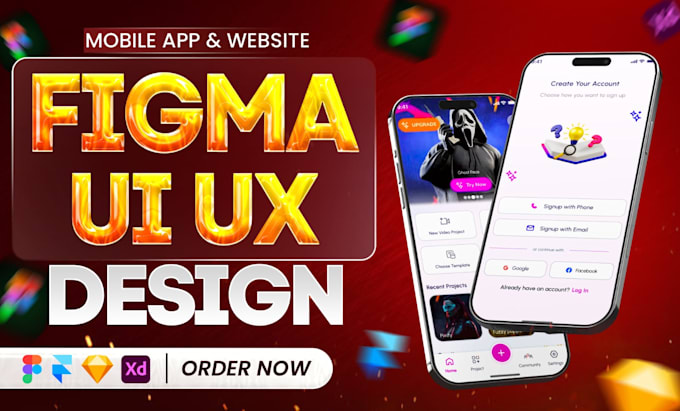 Do ui ux design for stunning website and mobile app design by Uiux ...