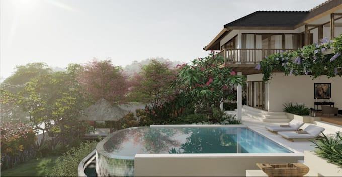 design a balinese floor plan for your villa or house