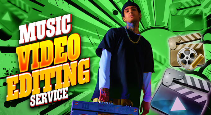create music video clip editing for youtube