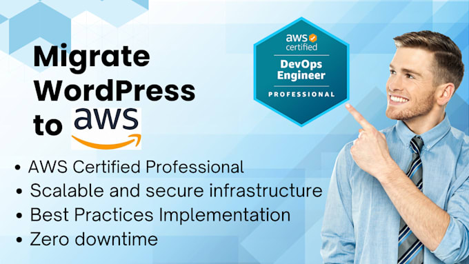 migrate wordpress to AWS or resolve any issues