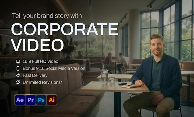 create a professional corporate and b2b animated video