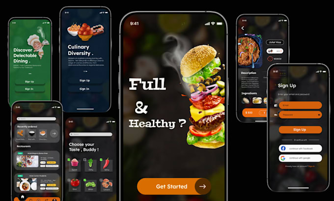 Create mobile app ui ux and website ui ux design by Kiruthick_1441 | Fiverr