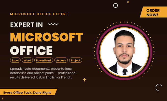 do your microsoft office tasks in excel, word, powerpoint, access