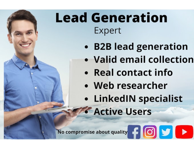 Lead Collection Lead collection for any industry from targeted people by Mohammedtarif ...