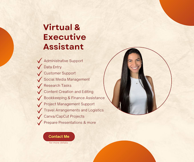 be your personal virtual and administrative assistant