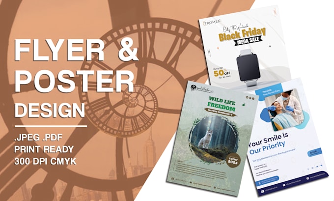 design eye catching flyers and brochures for events