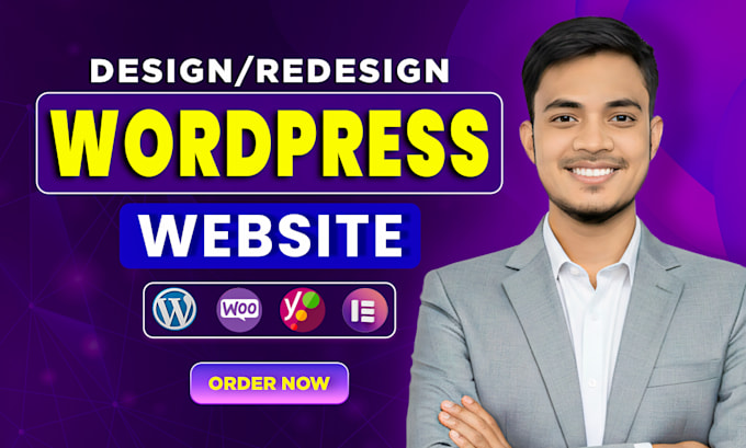 create wordpress website design, redesign wordpress business website development