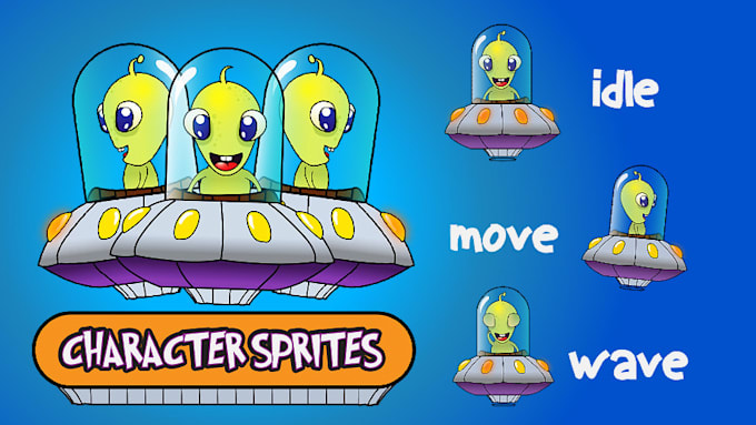 design game character and sprites animation