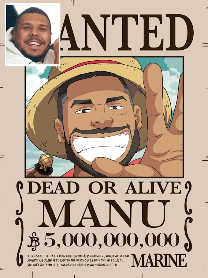 your portrait in one piece wanted