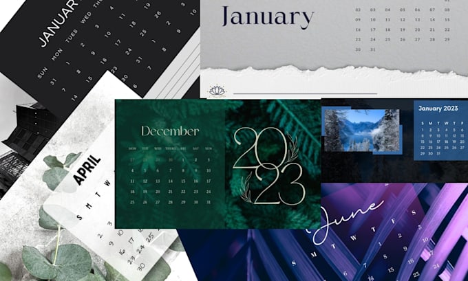 Design professional desk, wall calendars and planner calendars by ...