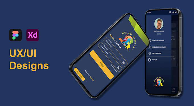 Do mobile and web app ui ux designs and prototypes in figma by ...