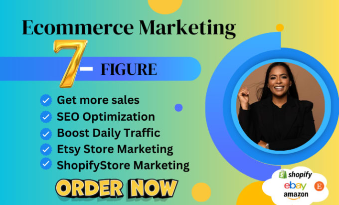 I will do etsy promotion, ecommerce shopify marketing, shopify traffic and sales funnel