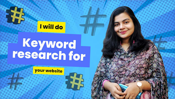 do keyword and hashtags research for your websites