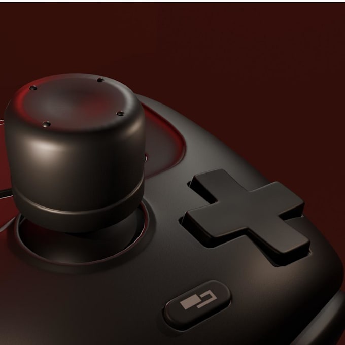 design 3d game controllers with rendering