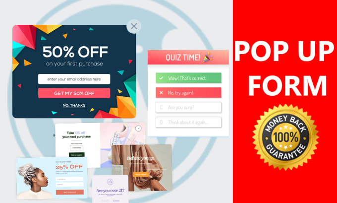 Create a pop up form pop up image pop up a survey form for wordpress by ...