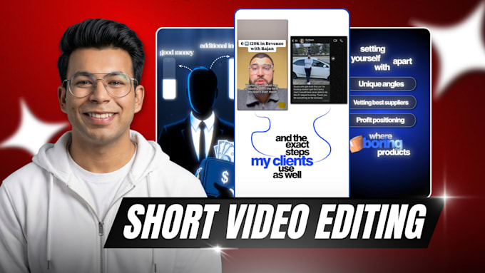 do short video editing for talking head reels