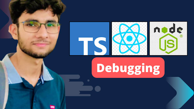 debug typescript, nodejs,  react, nextjs web app