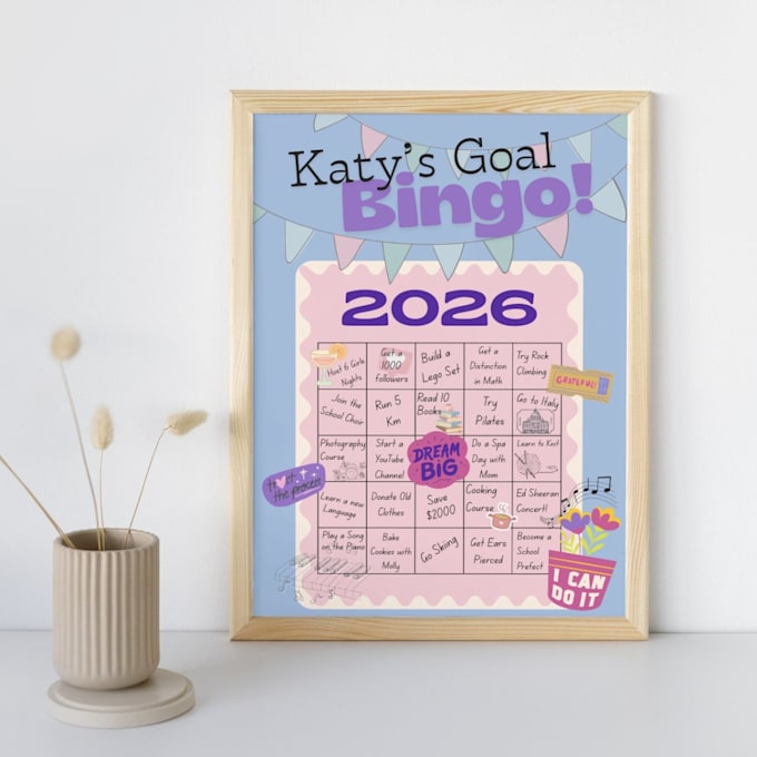 create posters for vision boards, or any event
