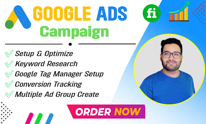 setup and manage your google ads adwords, PPC campaigns, and display ads
