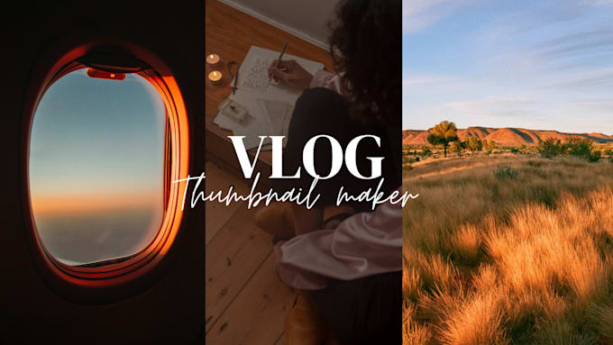 make your vlog thumbnail