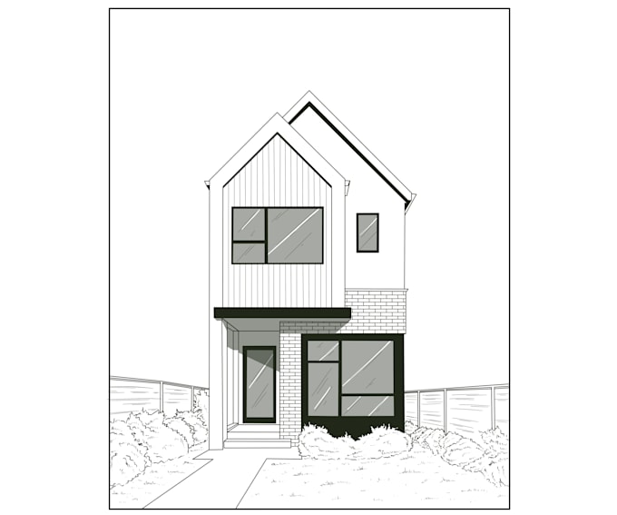 sketch place or building from your photo