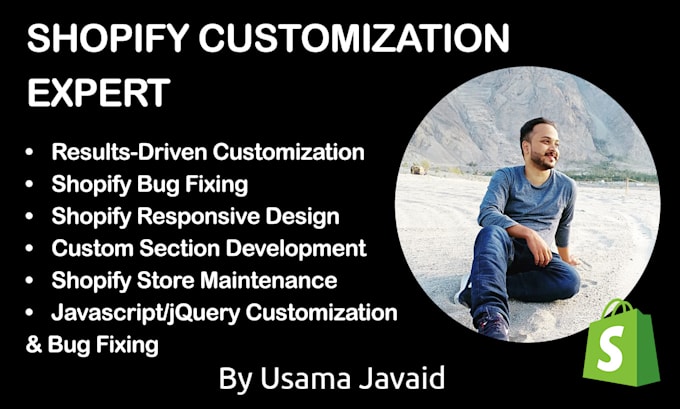 do custom shopify coding, bug fix and custom sections development