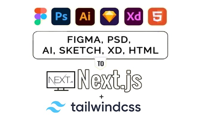 Convert your figma design to nextjs with tailwind css by Wp_sapient ...