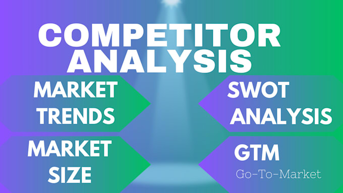 do market research with competitor analysis and strategy
