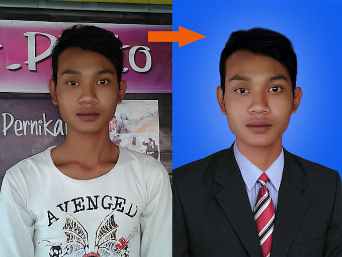 edit your photo into a more formal