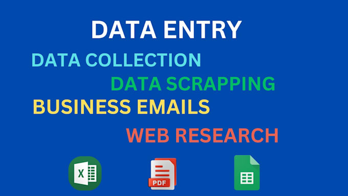 do data entry, data sorting, formatting, merging and cleanup