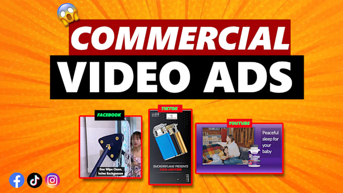 create product video ads for amazon, etsy, website for facebook and instagram