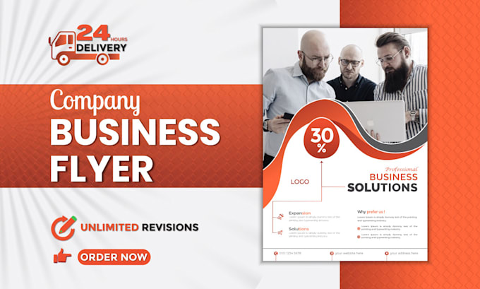 create professional business flyer leaflet design