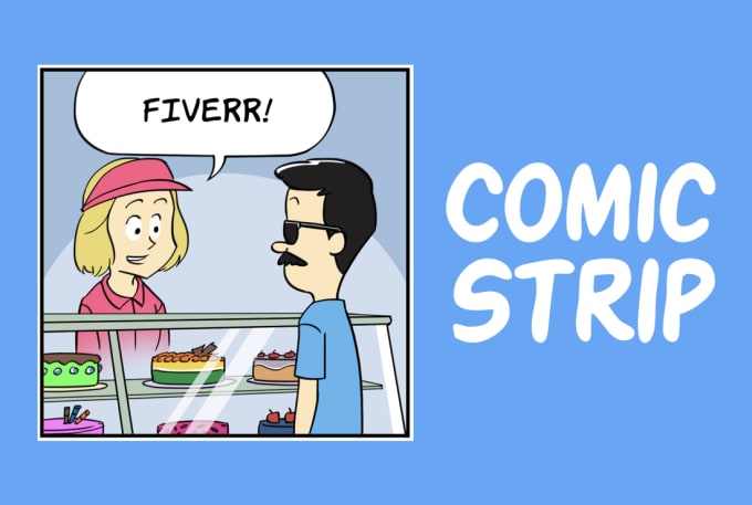 Draw Cartoon Comic Strip By Mfkamilarts
