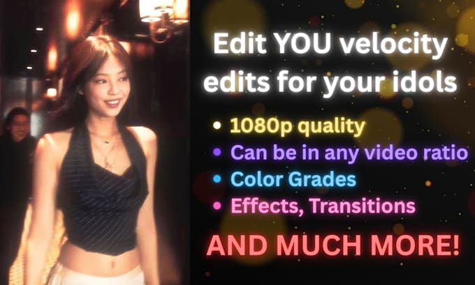 edit you a kpop video for tiktok, youtube and instagram