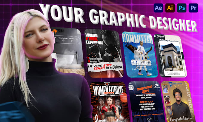 be your personal professional graphic designer