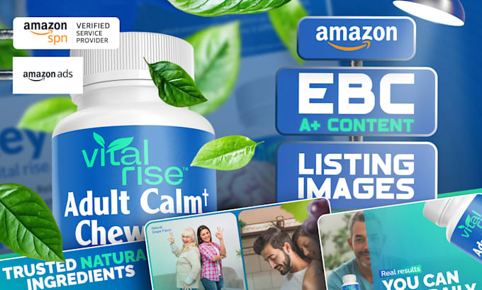 design amazon a plus content and product listing images