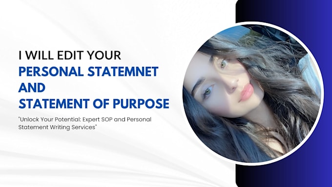 edit your personal statement or statement of purpose