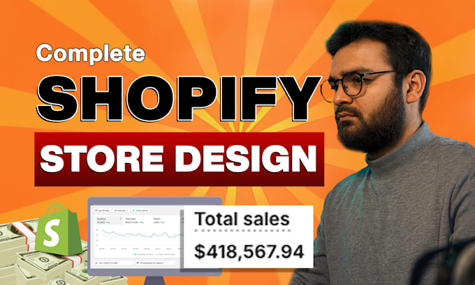 build shopify store or shopify website development or shopify website design