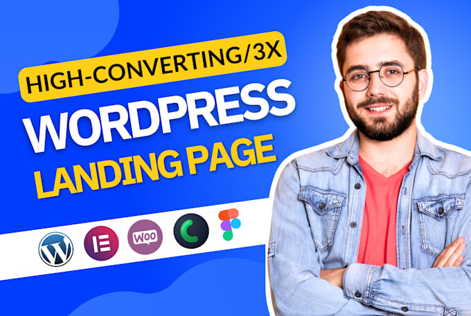 design or redesign a high converting wordpress elementor landing page