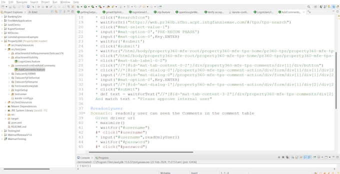 do automation testing for API, UI , database and generate reports