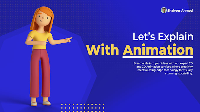 create professional 3d and 2d animated video