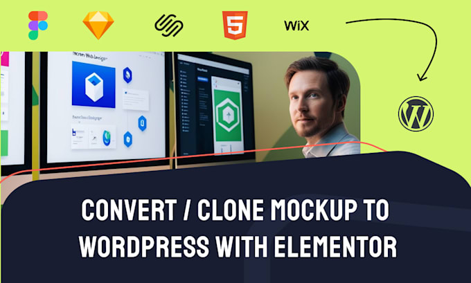 convert HTML to wordpress, PSD, xd or figma to wordpress using elementor pro