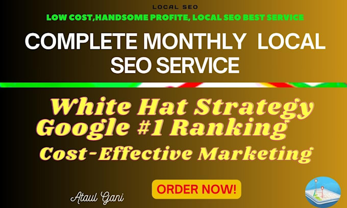 do monthly based local SEO gbp ranking with local contestant analyze