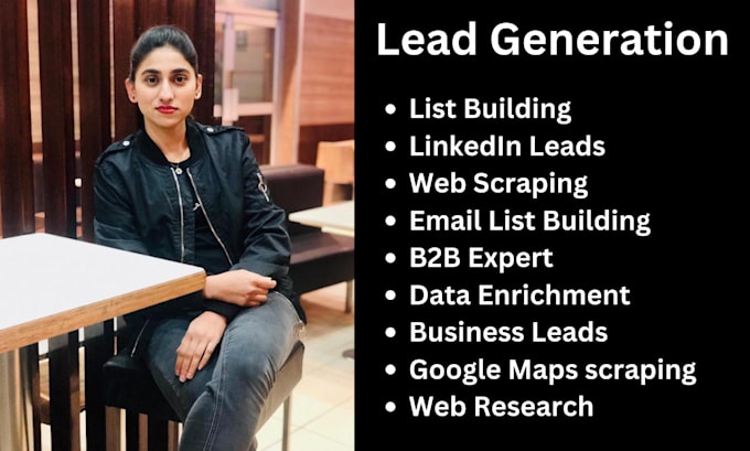 do targeted b2b lead generation, list building, and web research