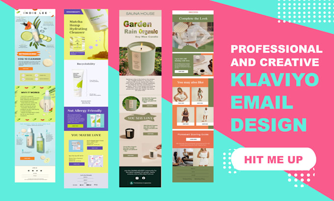 Design and custom your professional klaviyo email template by Jenny9841