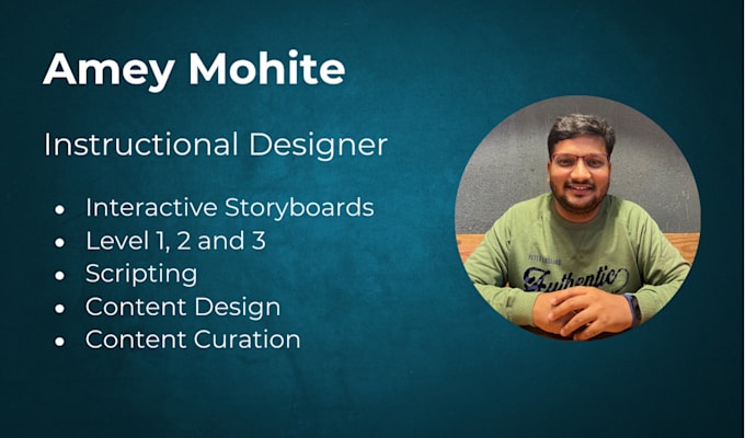 design and storyboard your elearning and instructor led trainings